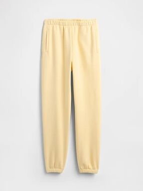 GAP Pale Yellow Women's Jogger - Soft Track Pants Sz. XL